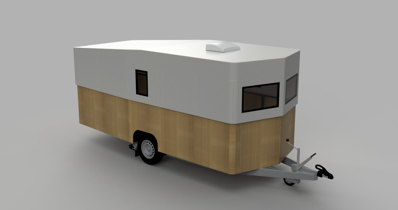 Caravane ouverte